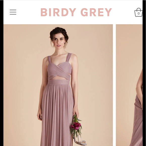 buddy grey dresses bridesmaid dress in mauve S Birdy grey